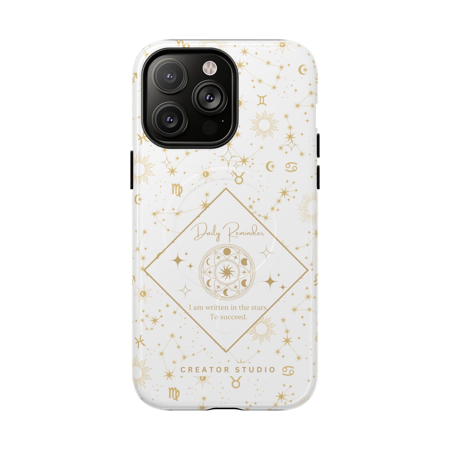 White Celestial Phone Case