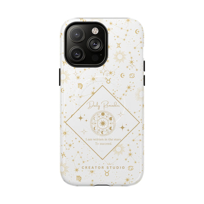 White Celestial Phone Case