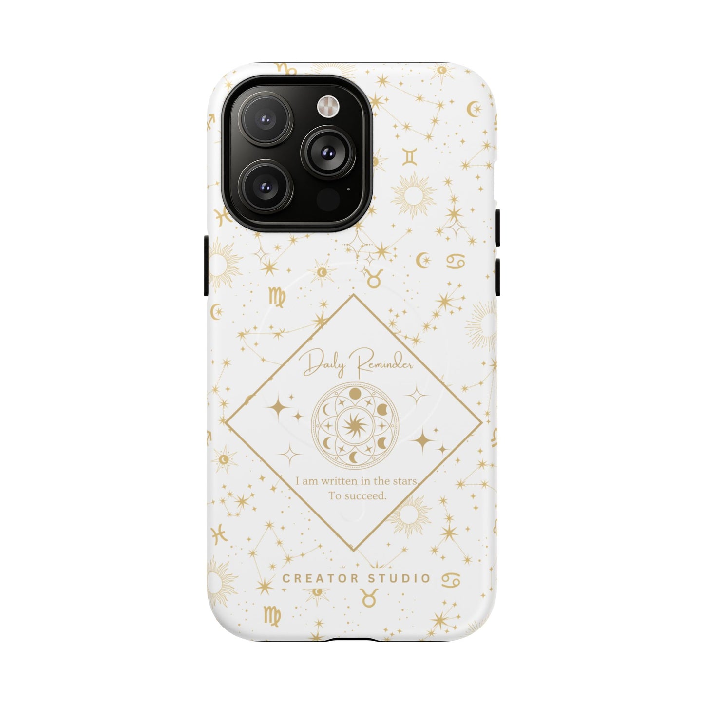 White Celestial Phone Case