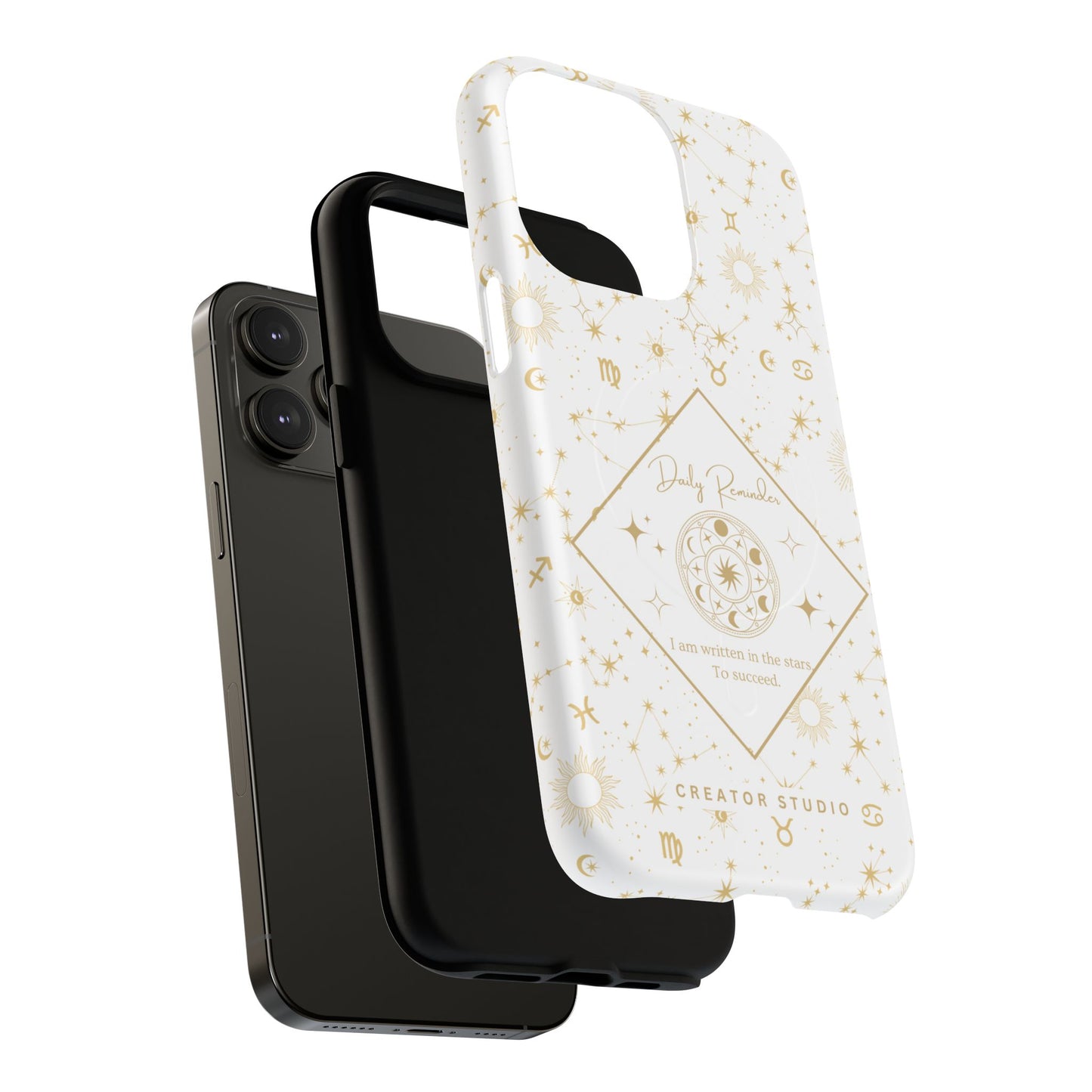 White Celestial Phone Case