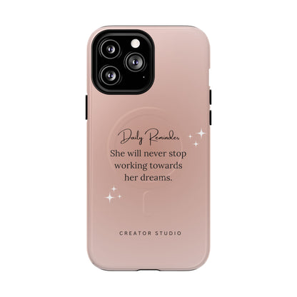 She Dreams Phone case