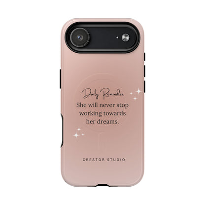She Dreams Phone case