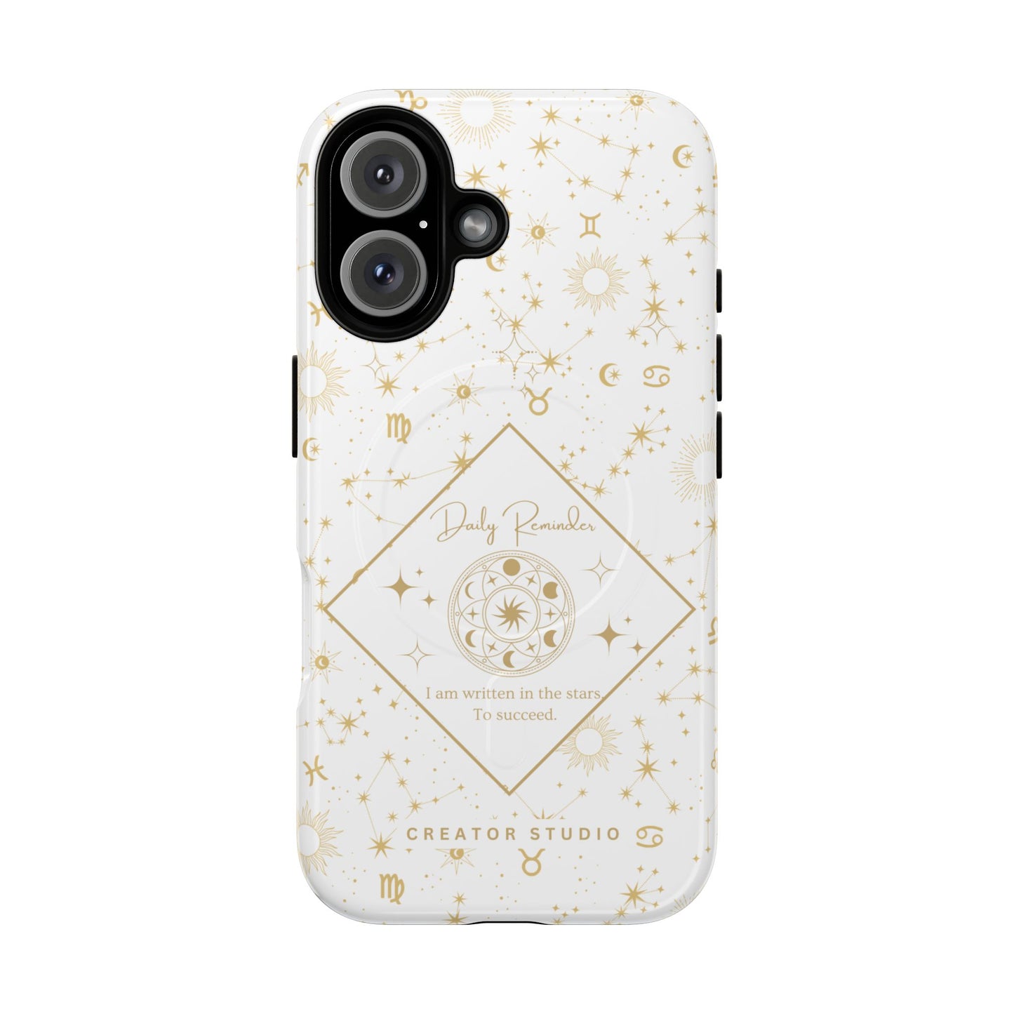White Celestial Phone Case