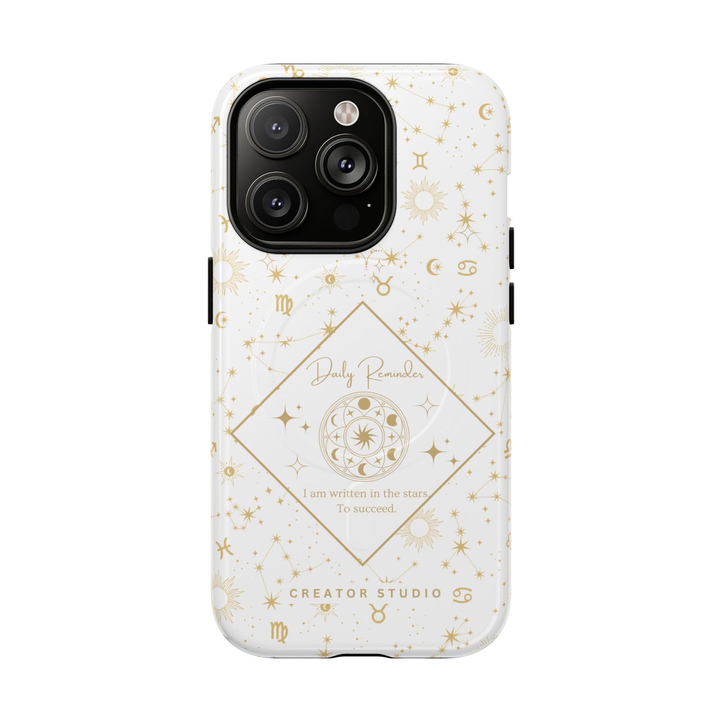 White Celestial Phone Case