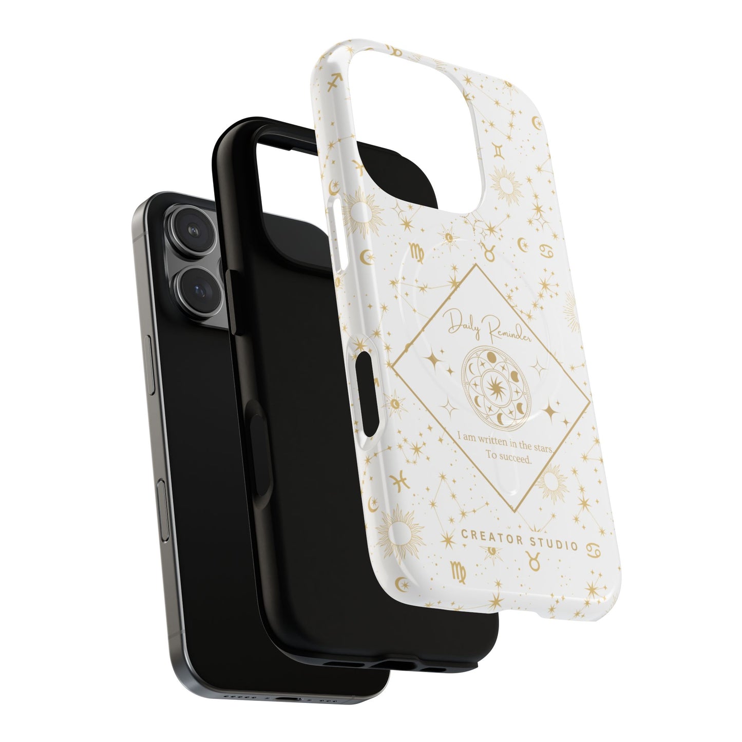 White Celestial Phone Case
