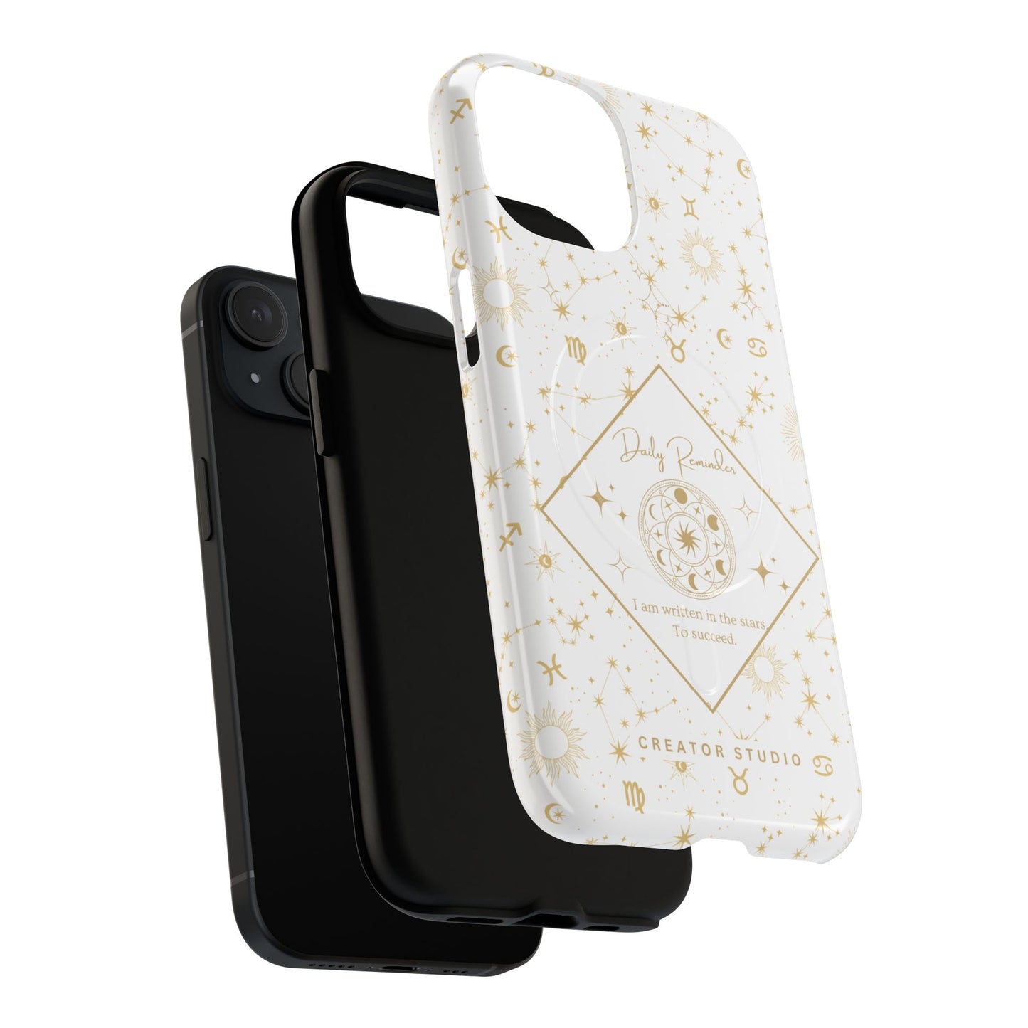 White Celestial Phone Case