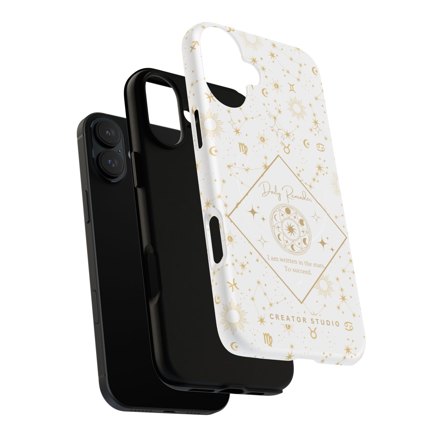 White Celestial Phone Case