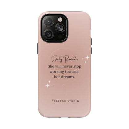 She Dreams Phone case