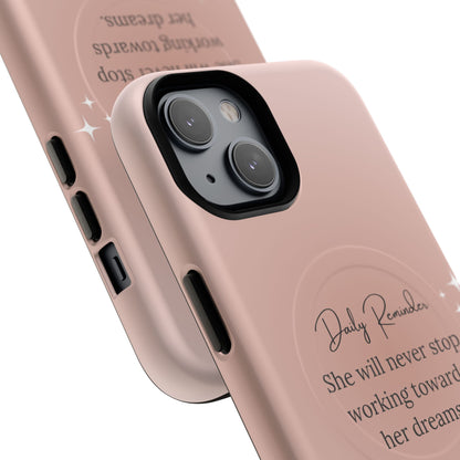 She Dreams Phone case