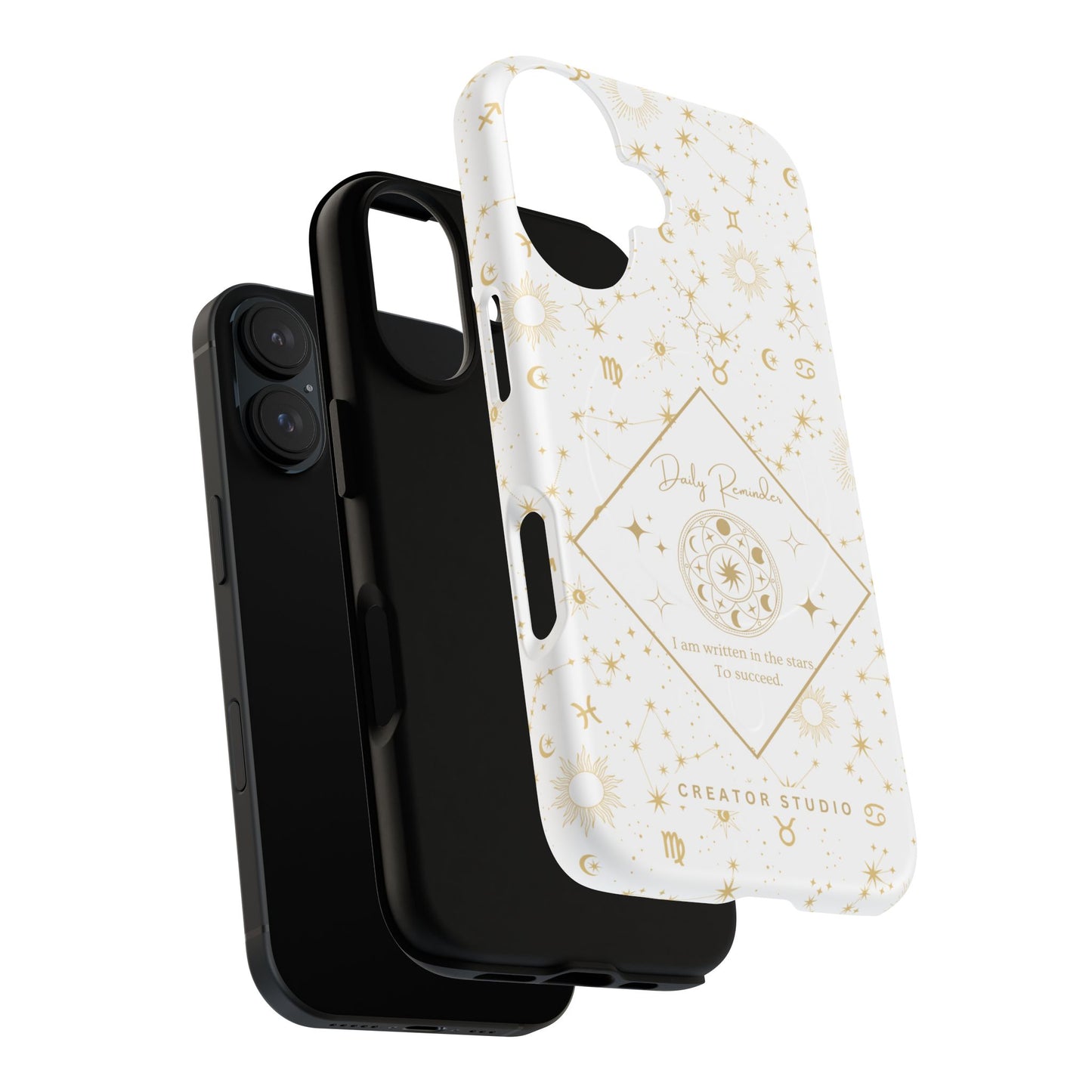 White Celestial Phone Case