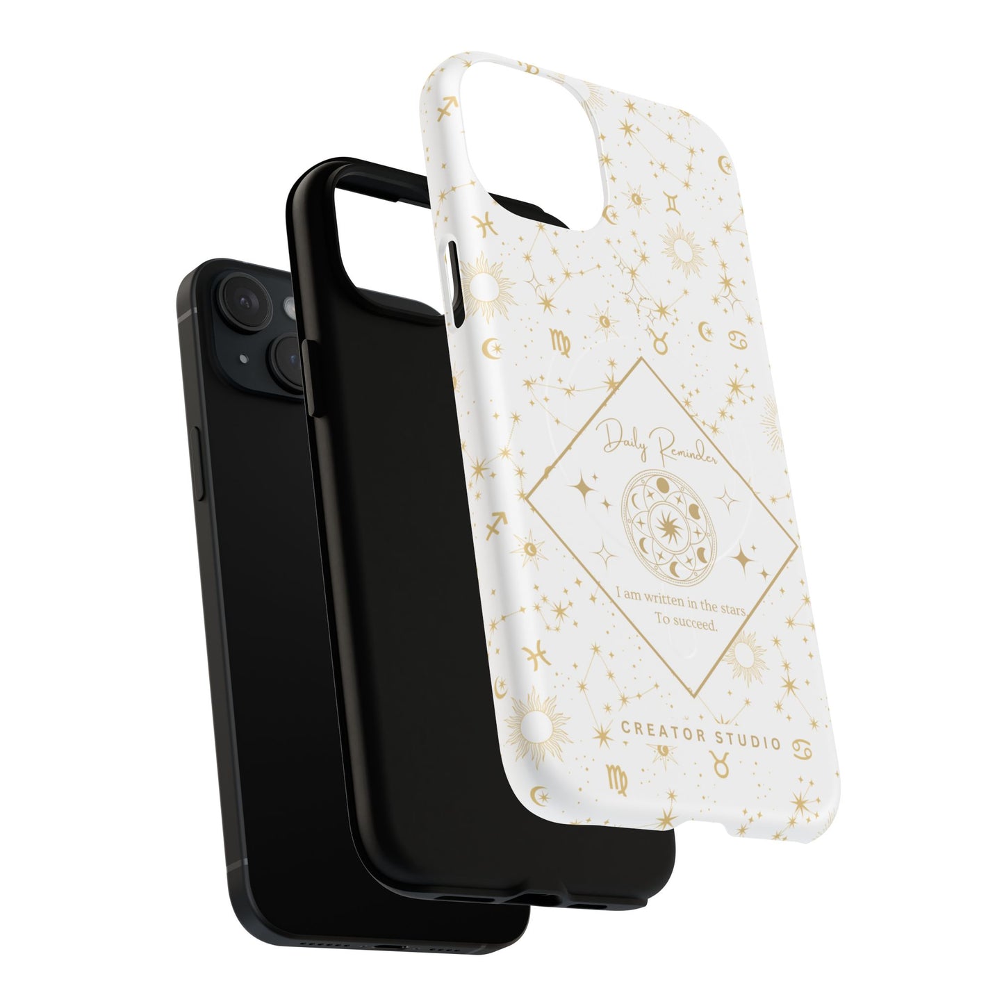 White Celestial Phone Case