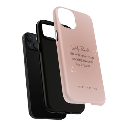 She Dreams Phone case