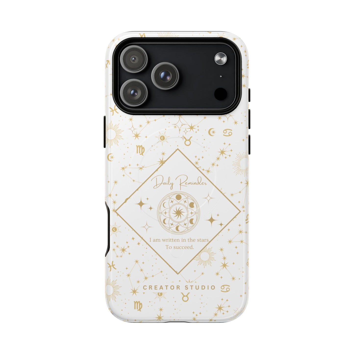 White Celestial Phone Case