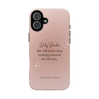 She Dreams Phone case