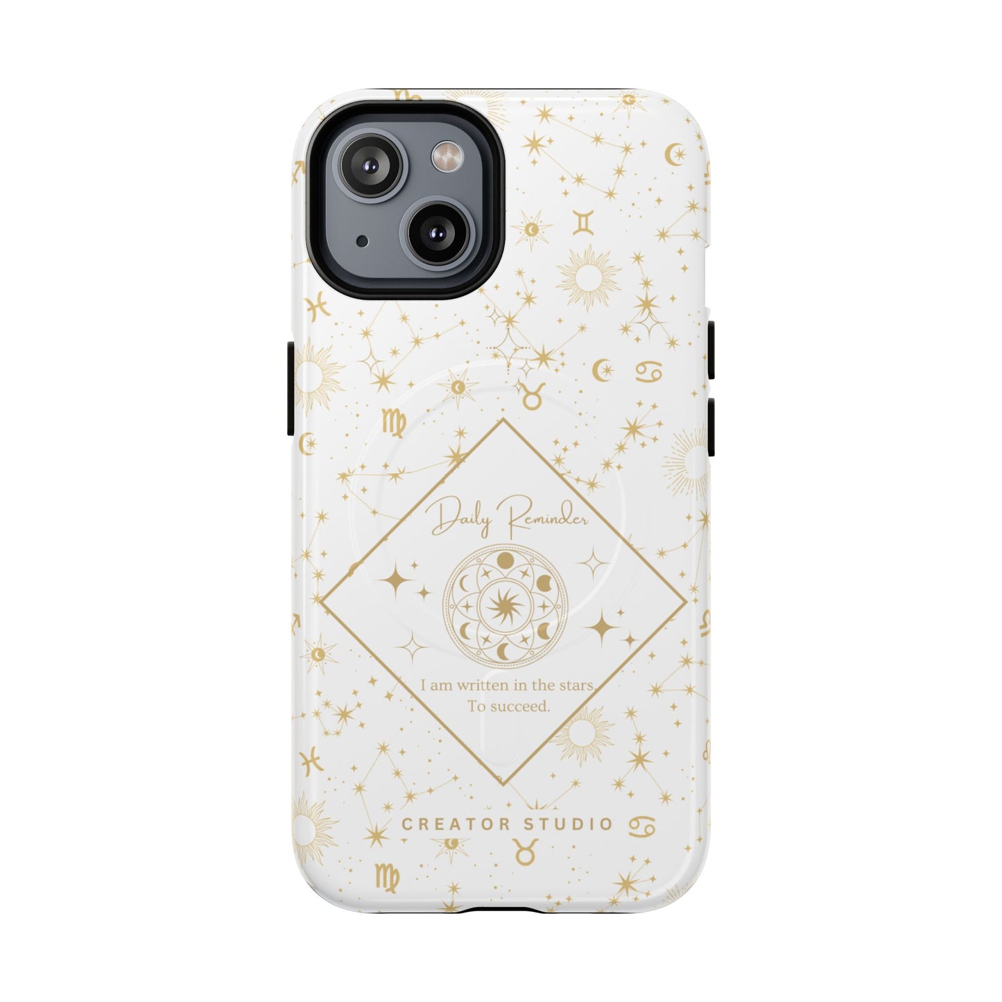 White Celestial Phone Case