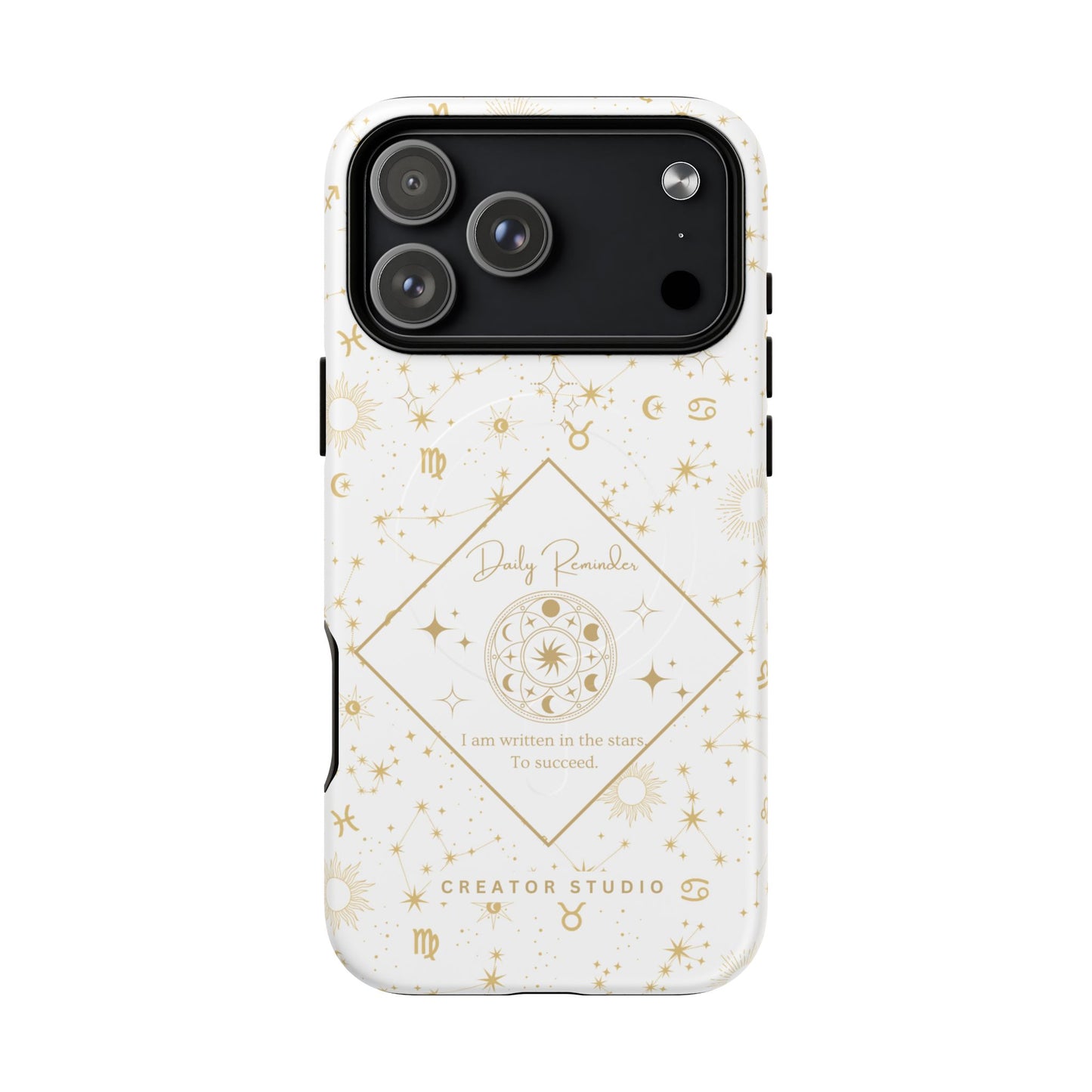 White Celestial Phone Case
