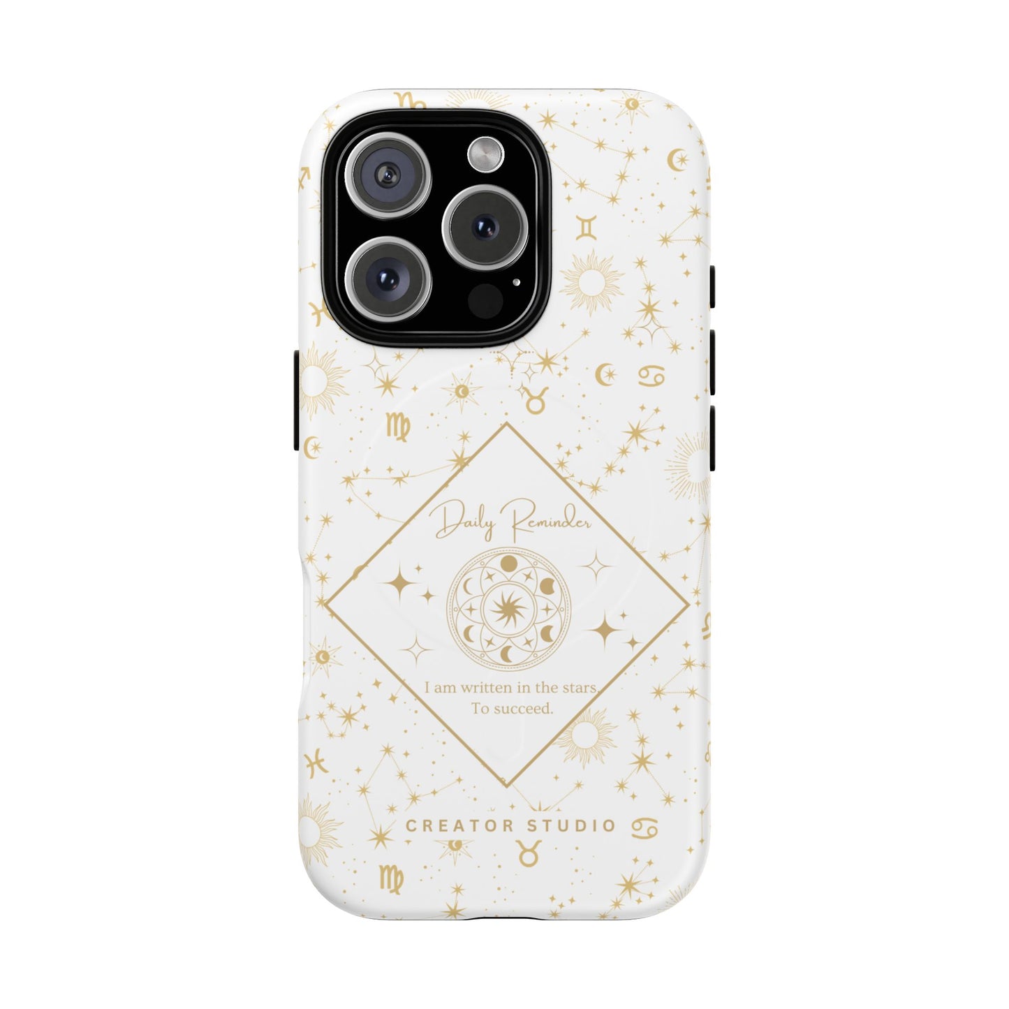 White Celestial Phone Case