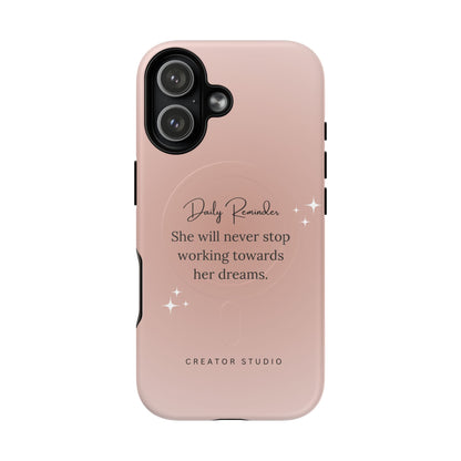 She Dreams Phone case
