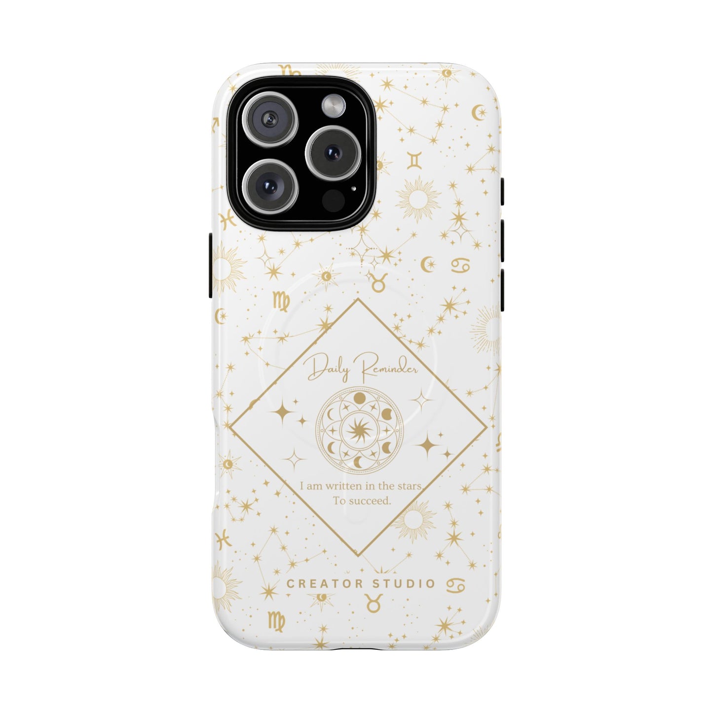 White Celestial Phone Case