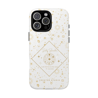 White Celestial Phone Case