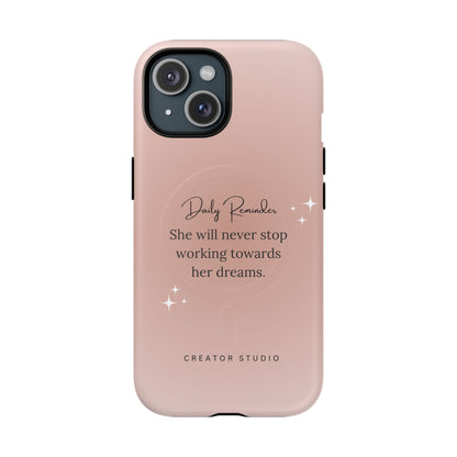 She Dreams Phone case