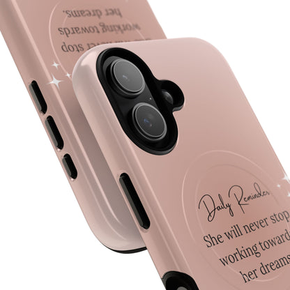She Dreams Phone case