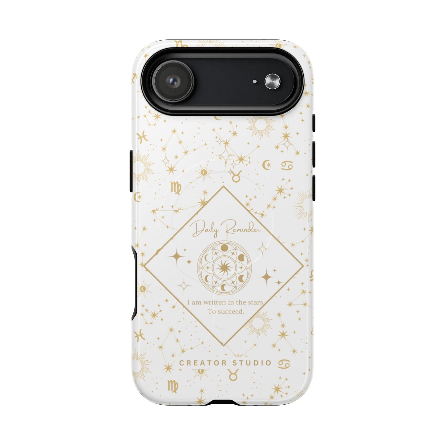 White Celestial Phone Case