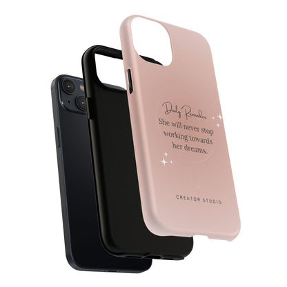 She Dreams Phone case