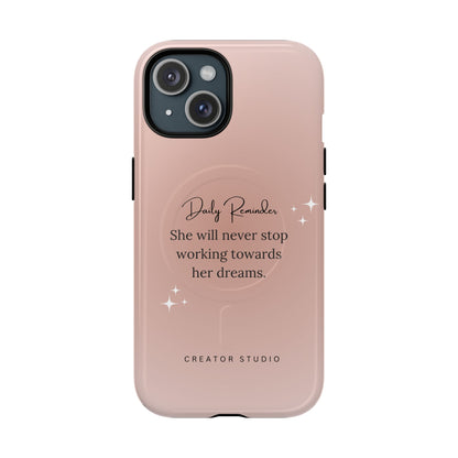 She Dreams Phone case