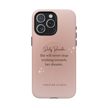 She Dreams Phone case
