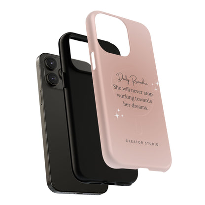 She Dreams Phone case