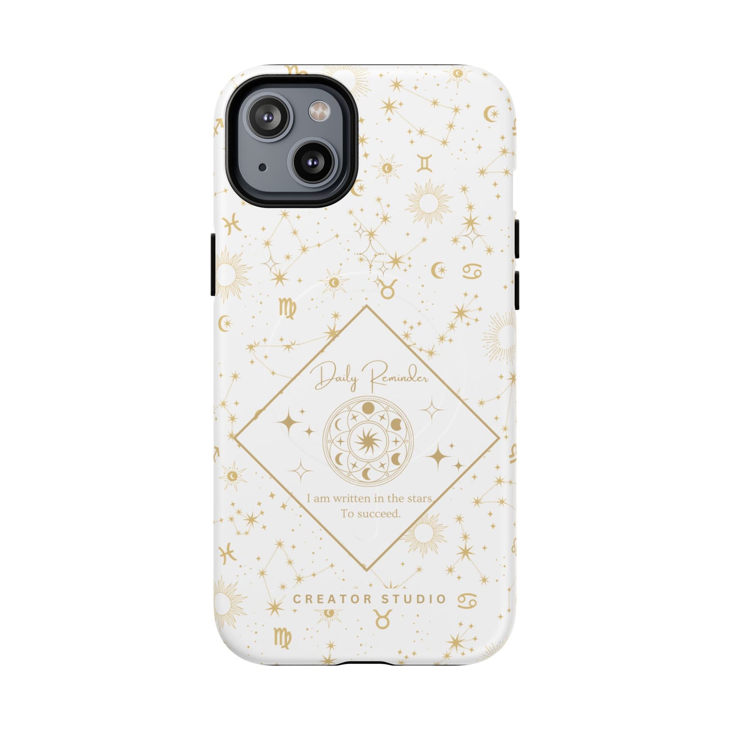 White Celestial Phone Case