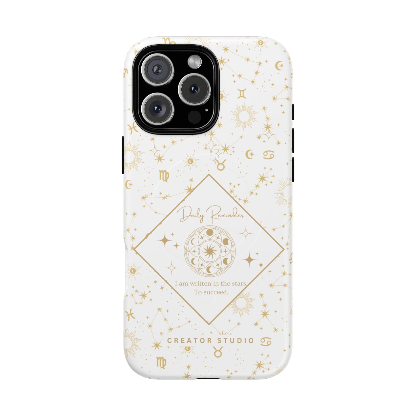 White Celestial Phone Case