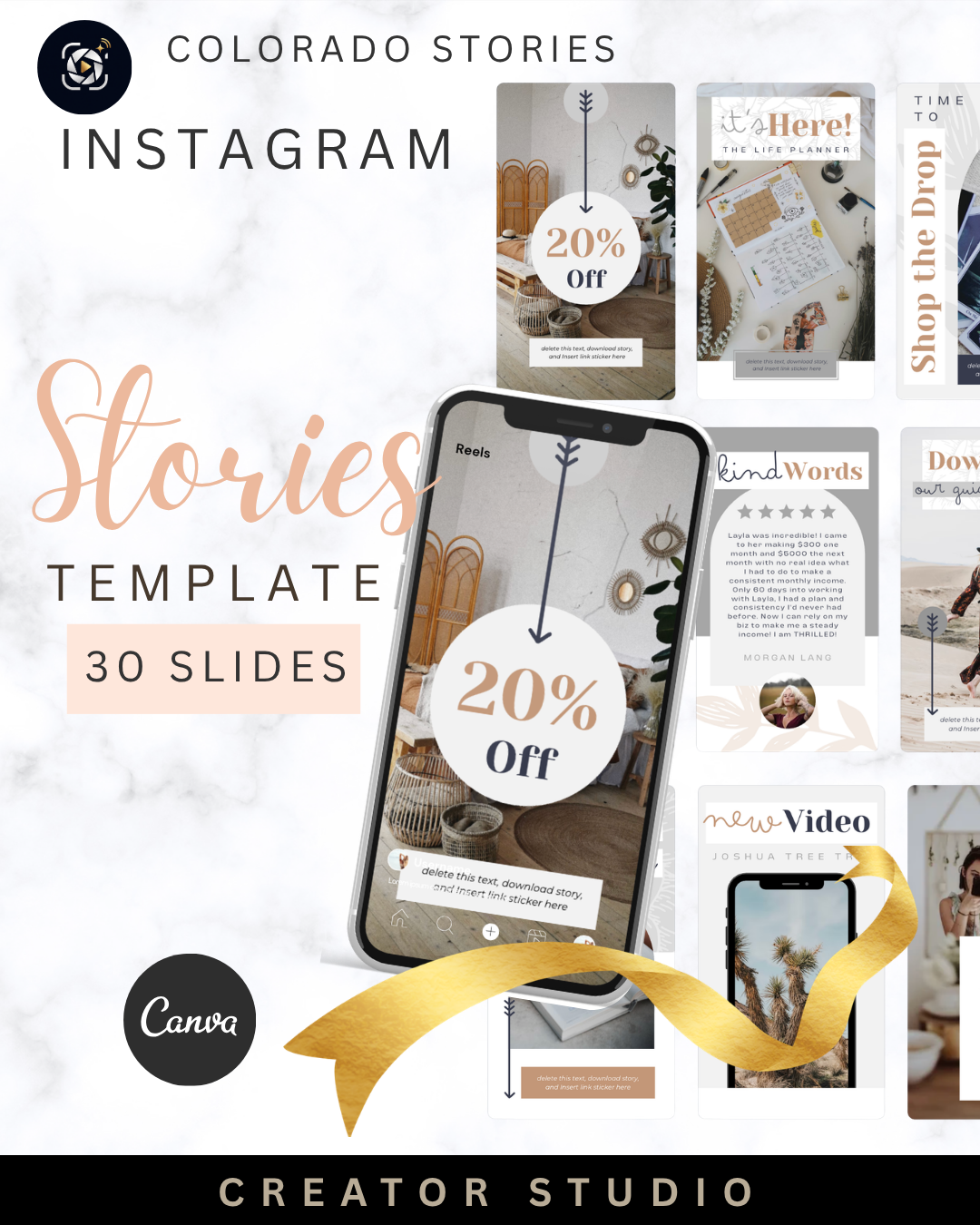 INSTAGRAM COLORADO STORIES TEMPLATE