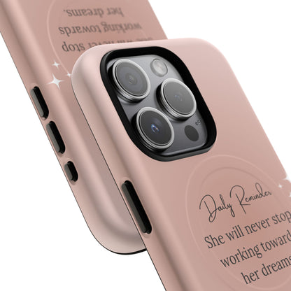 She Dreams Phone case