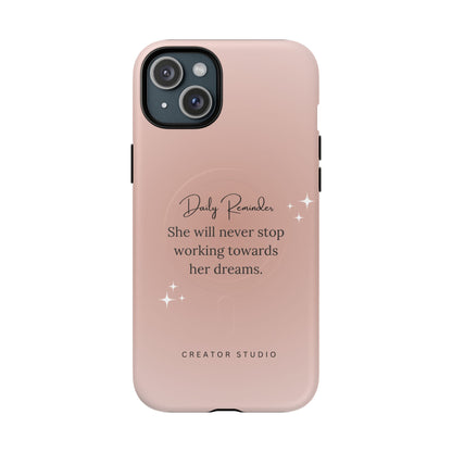 She Dreams Phone case
