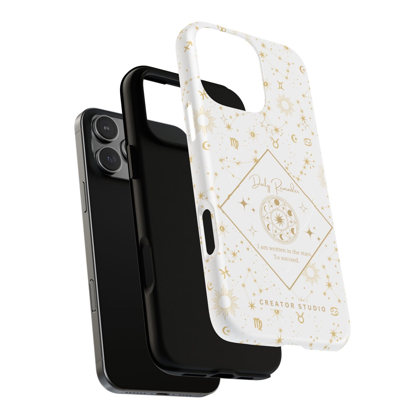 White Celestial Phone Case