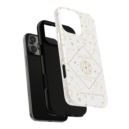 White Celestial Phone Case