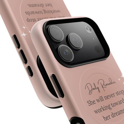 She Dreams Phone case