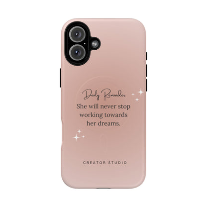 She Dreams Phone case