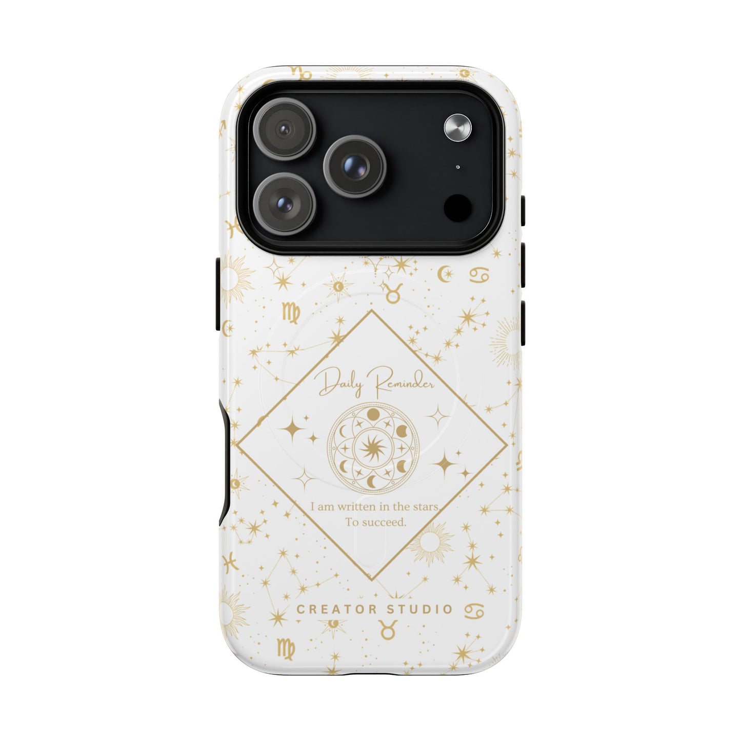 White Celestial Phone Case