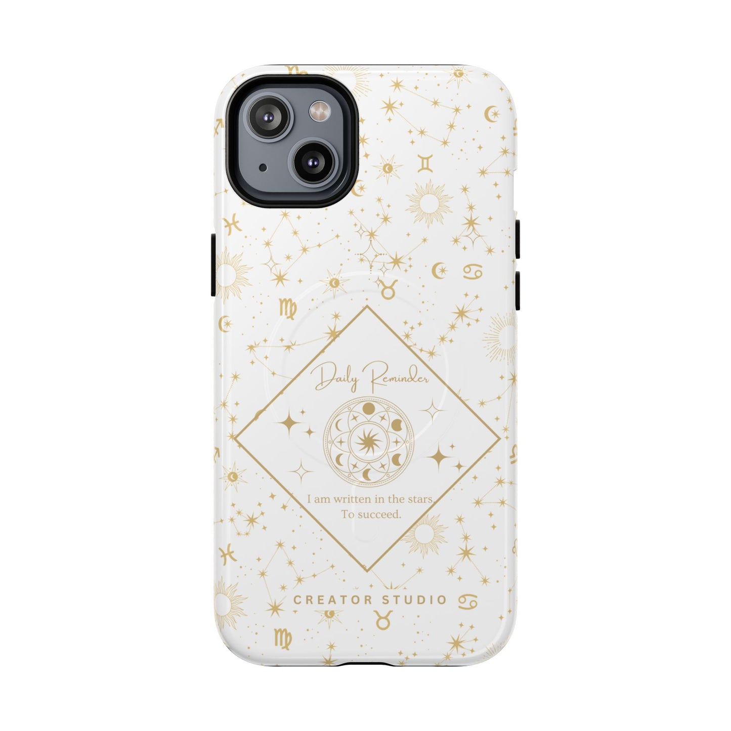 White Celestial Phone Case
