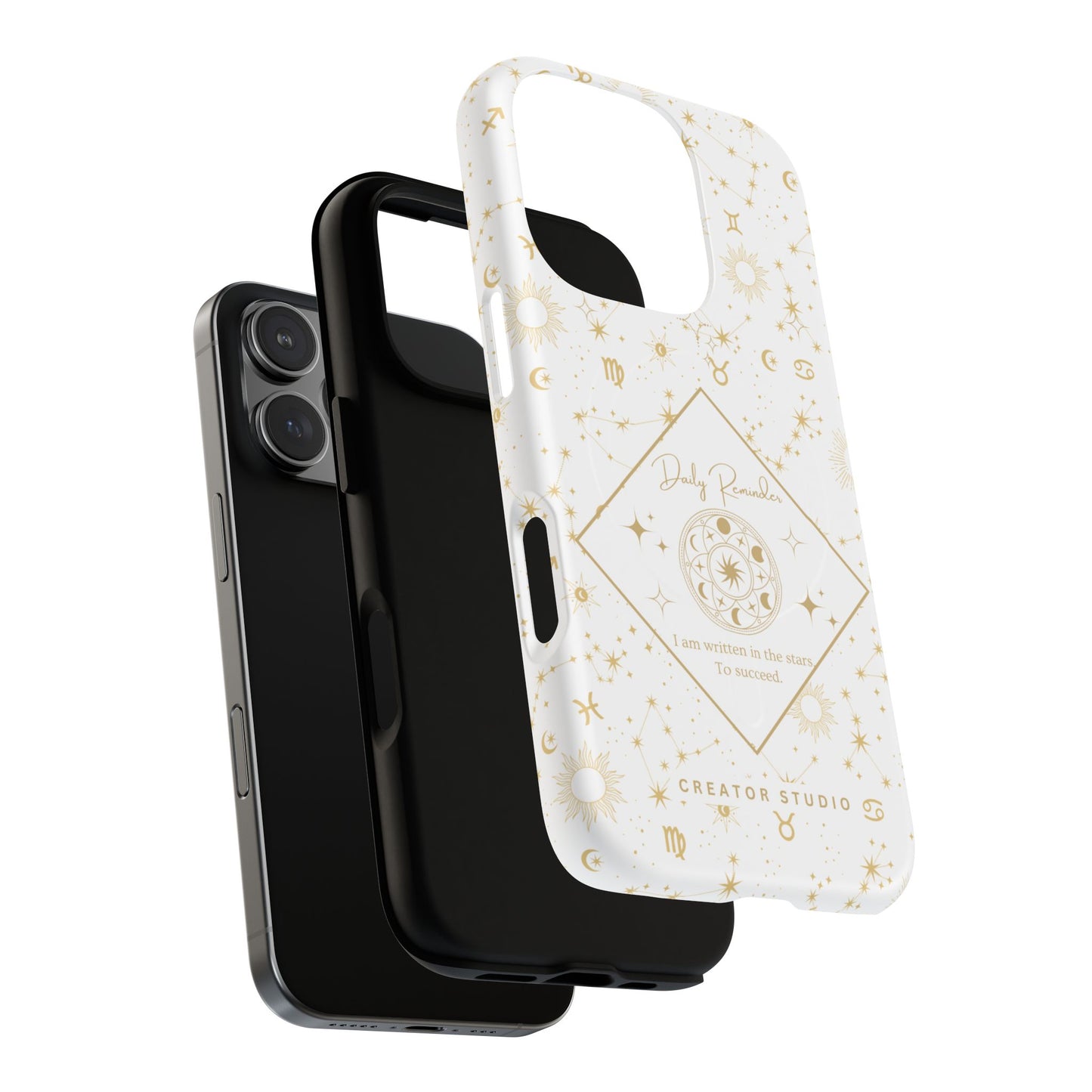 White Celestial Phone Case