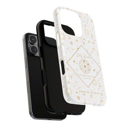 White Celestial Phone Case