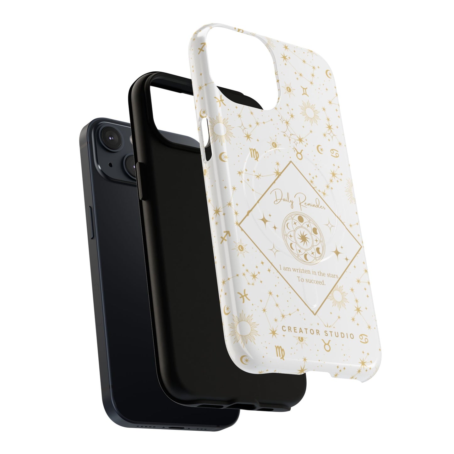 White Celestial Phone Case