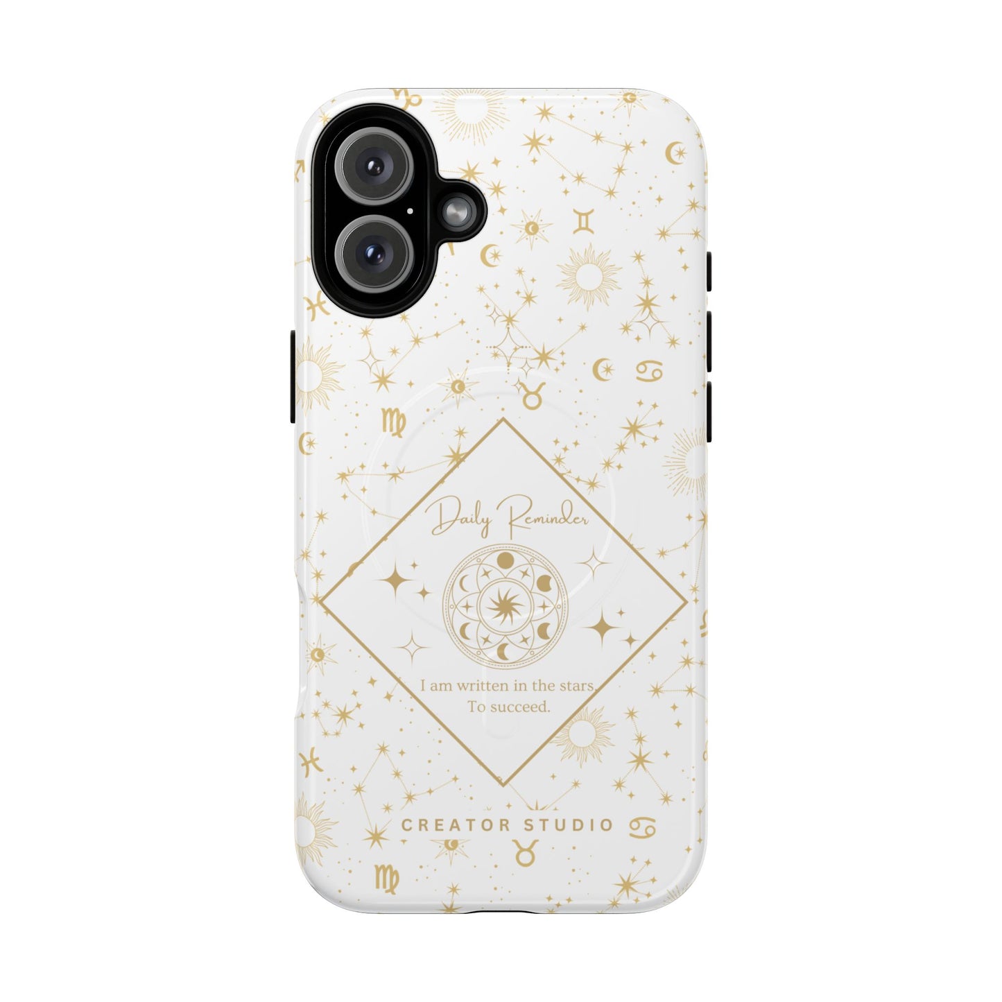 White Celestial Phone Case