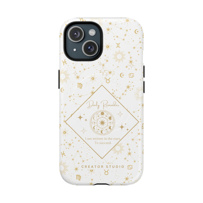 White Celestial Phone Case