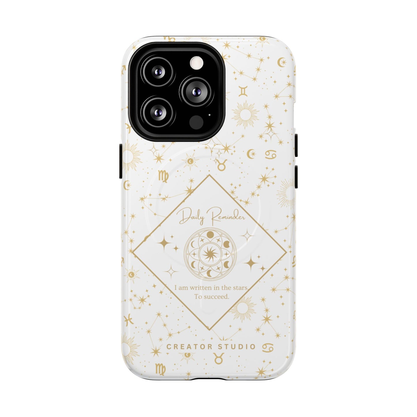 White Celestial Phone Case