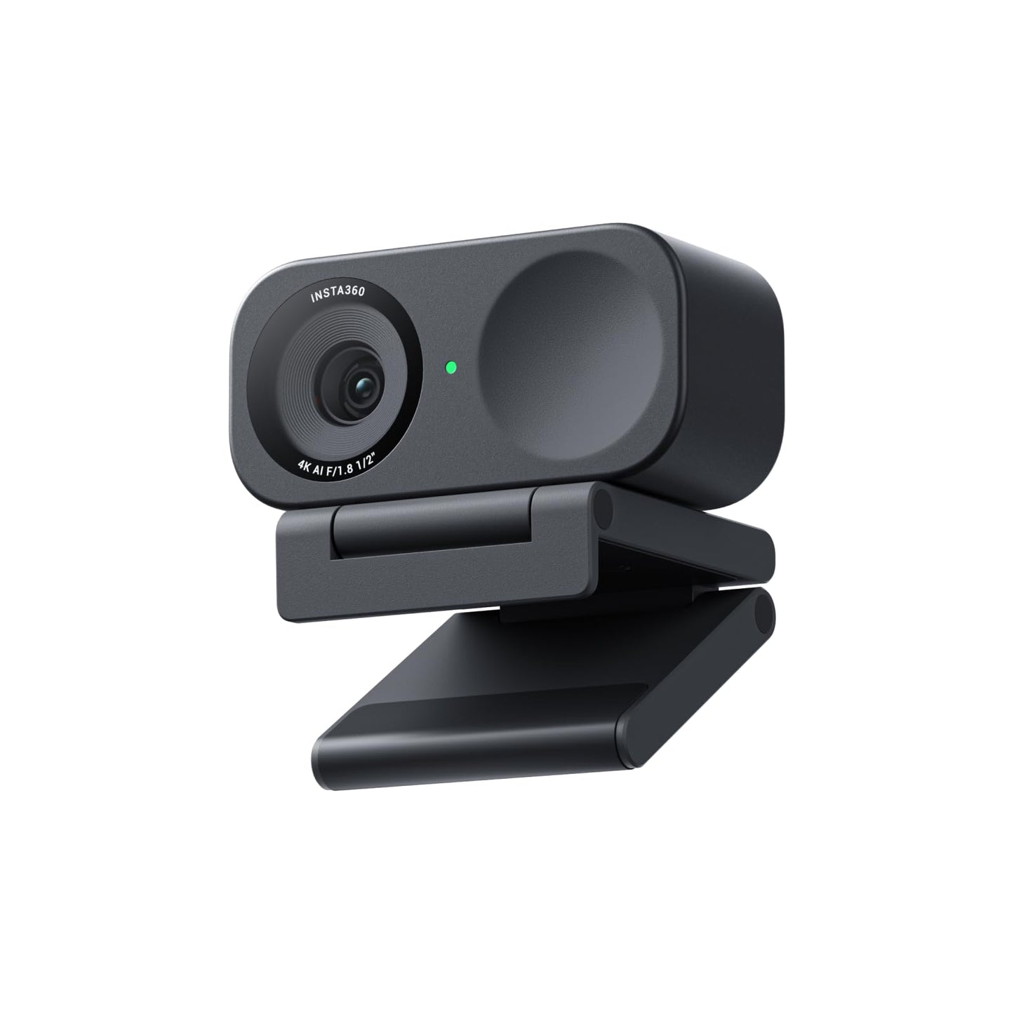 Insta360 Link 2C Standard Bundle Arctic White - 4K Webcam for PC/Mac, 1/2" Sensor, Auto Framing, HDR, AI Noise-Canceling Mic, Gesture Control for Streaming