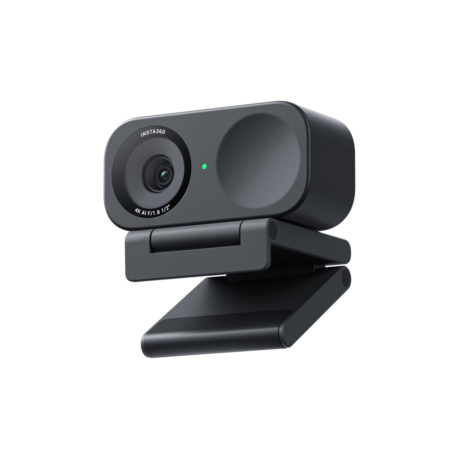 Insta360 Link 2C Standard Bundle Arctic White - 4K Webcam for PC/Mac, 1/2" Sensor, Auto Framing, HDR, AI Noise-Canceling Mic, Gesture Control for Streaming